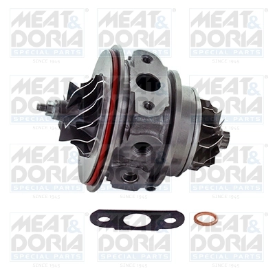 Core assembly, turbocharger